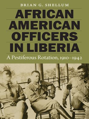 cover image of African American Officers in Liberia